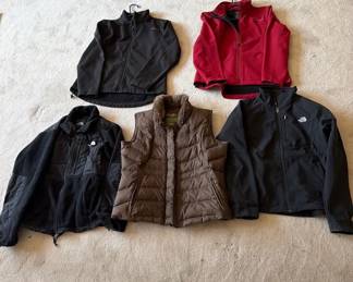 Five Womens Jackets Size M