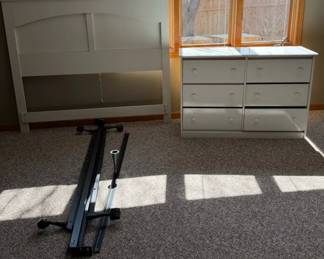 Twin Bed Frame Headboard  Dresser