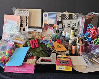 Mystery Lot of Scrapbooking Craft Supplies