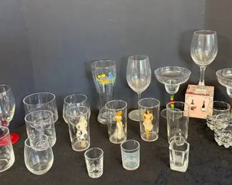 Peekaboo Glasses, Shot Glasses  Barware