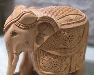 Carved elephant