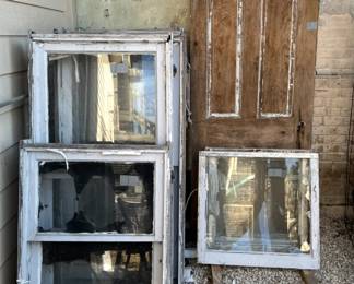 Old wood windows 
