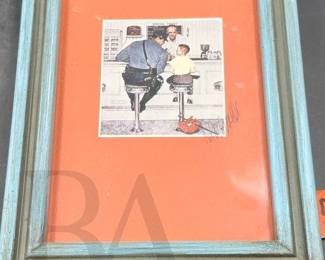 SIGNED NORMAN ROCKWELL