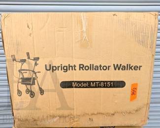 UPRIGHT ROLLATOR WALKER