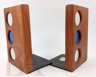 MID CENTURY BOOKENDS