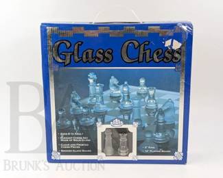 GLASS CHESS SET