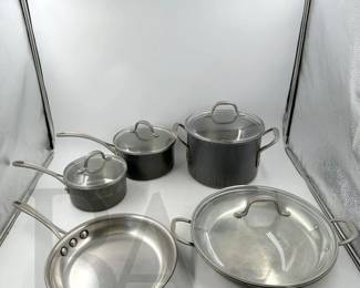 CALPHALON POTS AND PANS 