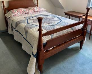 4 poster inverted bell full size bed.