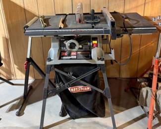 Craftsman 10" table saw.