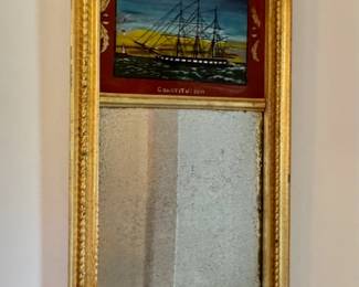 Federal style mirror.