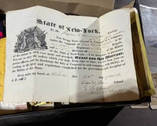 Lot of Civil War letters and photos.