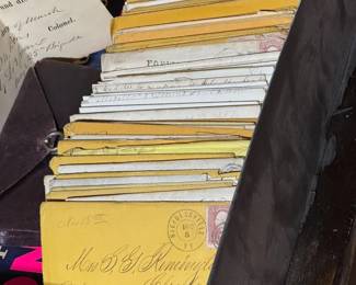 Lot of Civil War letters and photos.