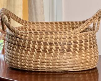 Sweet grass basket.