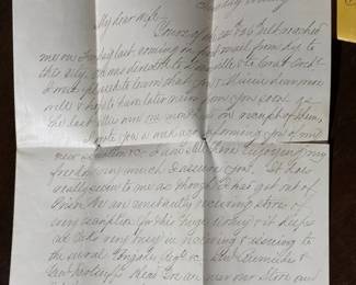 Lot of Civil War letters and photos.