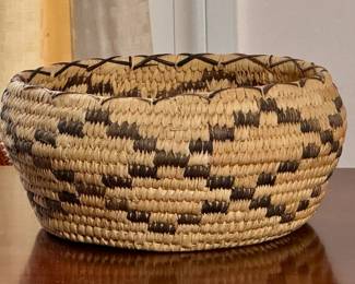 Tohono O'Odham woven basket.