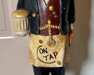 Beer advertisement figure.