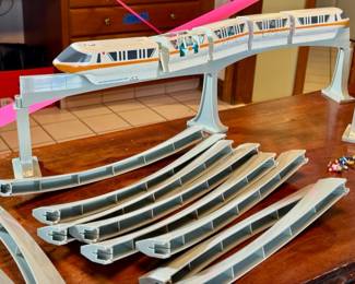 Vintage Disney monorail toy.