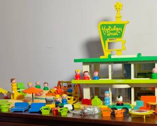 Vintage Playskool Holiday Inn play set.
