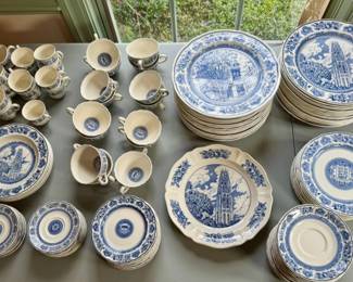 138 piece Wedgwood "Yale" dinnerware set.