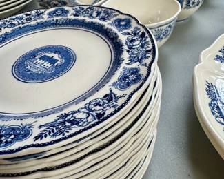 138 piece Wedgwood "Yale" dinnerware set.