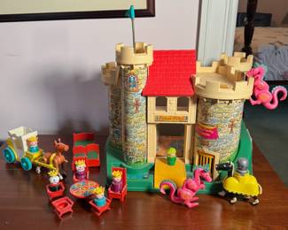 Vintage Fisher Price Play Family Castle.