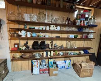 Vintage glass and cast iron buyout.