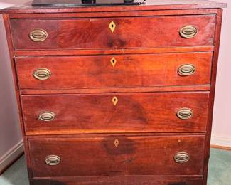 Mahogany dresser.