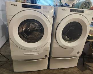 Whirlpool washer and dryer