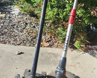 Black and Decker edger, and Craftsmen trimmer