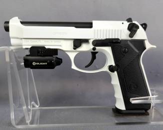  Girsan/ EAA Regard MC 9mm Pistol SN# T6368-22A01240, Extra Grips, 2 Total Mags, Olight Flashlight, In Hard Case