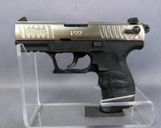Carl Walther/ Walther Arms P22 .22 LR Pistol SN# WA561429, 2 Total Mags, Paperwork, In Hard Case