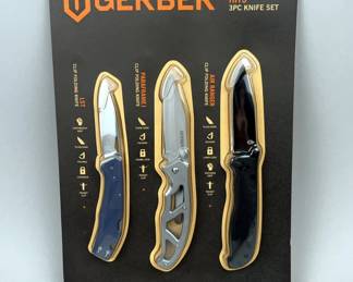 Gerber Greatest Hits 3-Piece Knife Set, Includes Air Ranger, Paraframe I And LST, New In Package
