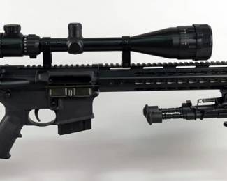 Anderson Mfg AM-15 6.5 Grendel Rifle SN# 16316884, SS Bbl, Bipod, 6-24x50 AOEG Scope, 2 Total Mags