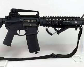 Palmetto State Armory PA-15 5.56 Nato Rifle SN# LW 226121, Adjustable Stock, 1:7 Twist Freedom Bbl, Nylon Sling, Dagger Defense Flashlight With Remote Finger Control