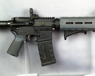 Palmetto State Armory PA-15 5.56 Nato Pistol SN# LW365446, Flip Up Peep Sight, Angled Foregrip 