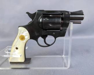 Rohm Falcon .38 Spl 6-Shot Revolver SN# 65709, Double Action, Pearlized Grips, In Brauer Bros. Holster