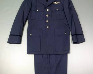 U.S. Air Force Uniform, Includes Jacket And Trousers, With Major Rank Insignia, Size 38R 