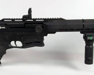 Citadel Boss-25 12 ga Mag Shotgun SN# 20-7449, Flip Up Peep Sights, Flashlight/Green Dot Sight, Vertical Grip, Adjustable Cheek Rest