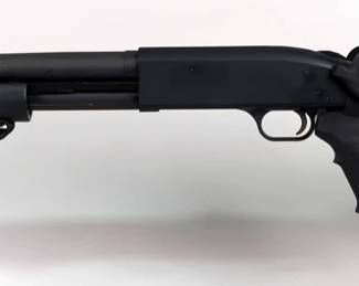 Mossberg 500 12 ga Pump Action Shotgun SN# V0946172, 18.5" Bbl, For 2-3/4" And 3" Shells, Folding Stock With Shell Carrier 