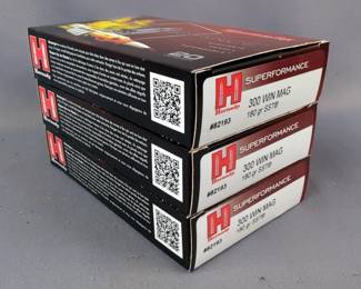 Hornady Superformance 300 Win Mag Ammo, Approx 60 Rds, Local Pickup Only