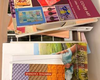 Knitting and needlework books and reference lot