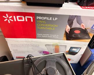 ION Profile LP vinyl conversion turntable