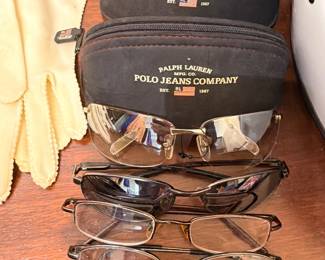 Ralph Lauren Polo Jeans Co. cases, eyeglasses, kid gloves