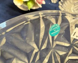 Tiffany & Co Made in Germany crystal bowl label