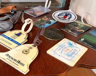 Golf memorabilia Opryland Hotel bag tags