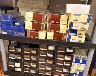 DMC and Anchor embroidery floss boxed lot