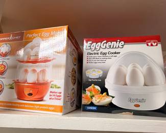 Copper Chef Perfect Egg Maker and EggGenie electric egg cookers