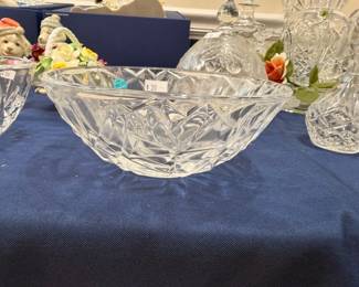 Tiffany & Co crystal serving bowl, made in Germany