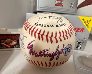 Don Mattingly signed Personal Model baseball