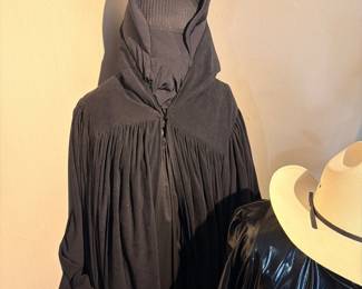 Theatrical grim reaper hooded robe costume